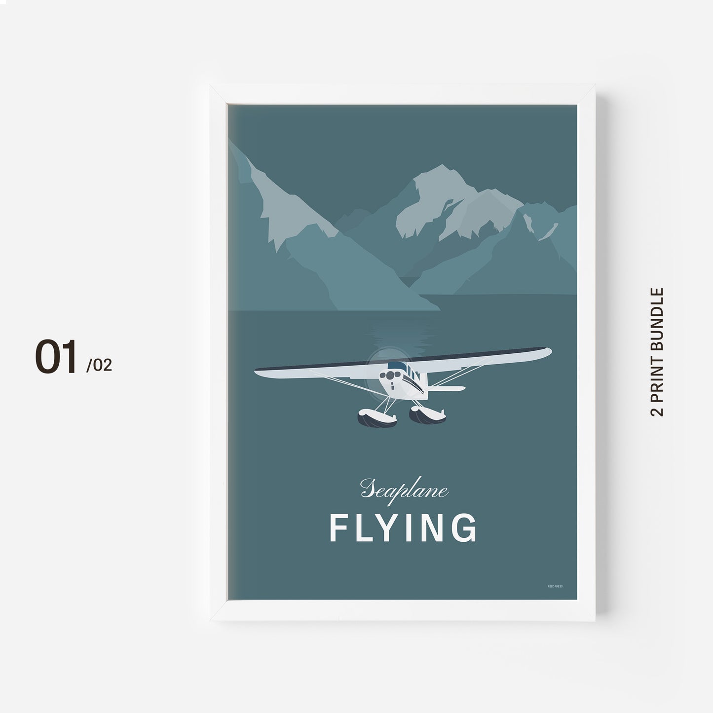 Set of 2 adventure flying posters