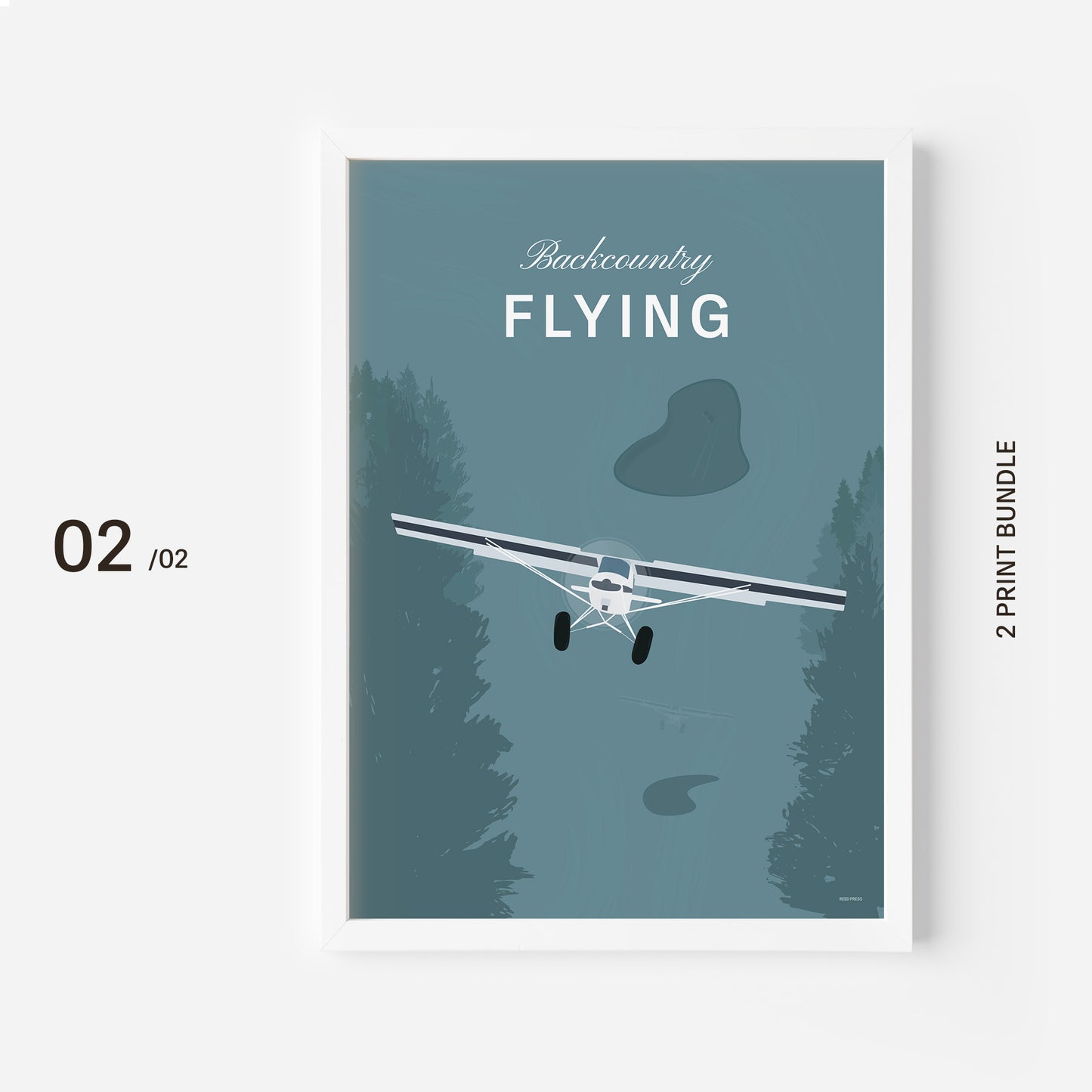 Set of 2 adventure flying posters